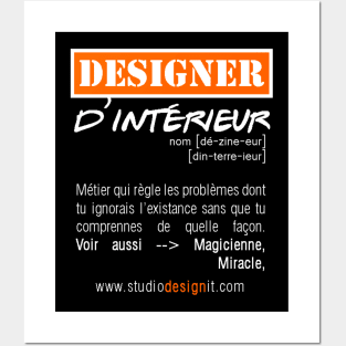 designer shirt french Posters and Art